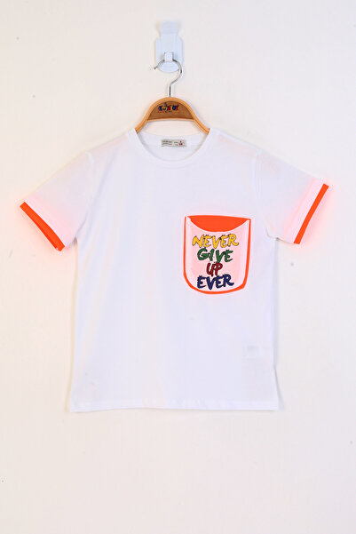 Toontoy Хлопчик - Футболка з деталізованим принтом на кишені