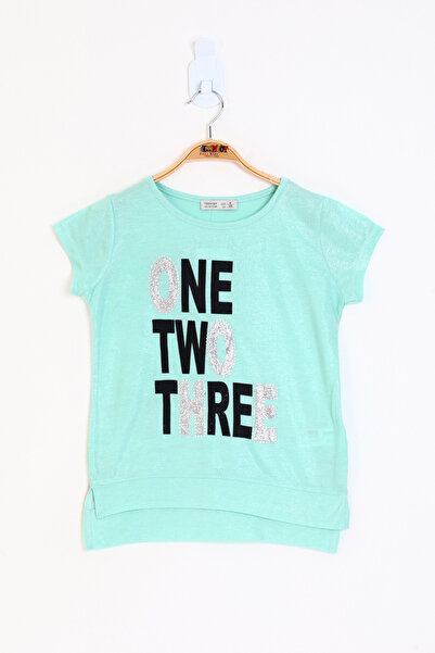 Toontoy Κοριτσίστικο μπλουζάκι με λεπτομέρειες από γκλίτερ με τύπωμα