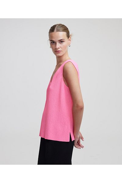 İpekyol Strukturiertes T-Shirt mit V-Ausschnitt