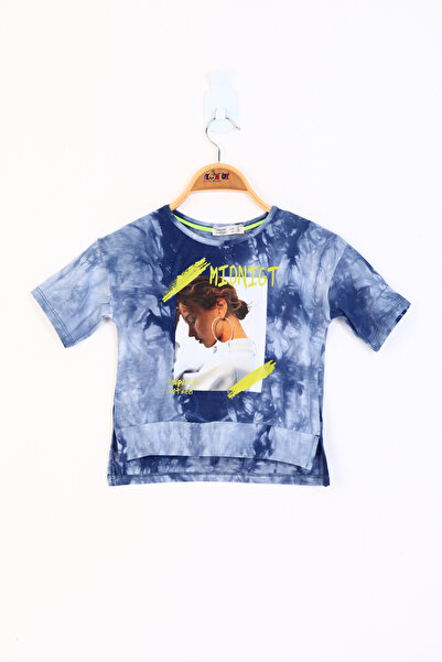 Toontoy Дівчача футболка з цифровим принтом у стилі батик