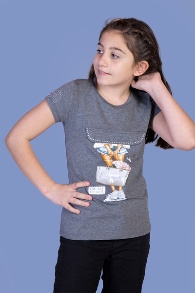 Toontoy Tricou imprimat pentru fete