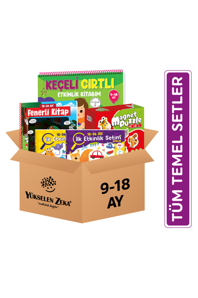 yükselen zeka 9-18 Ay Temel Setler Kolisi