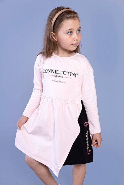 Toontoy Φόρεμα για κορίτσι - με στάμπα και λεπτομέρεια Garni