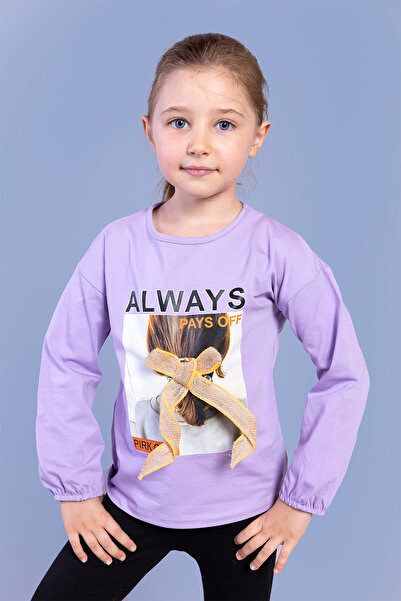 Toontoy Κορίτσι - με τύπωμα και μπλουζάκι με ελαστικό μανίκι