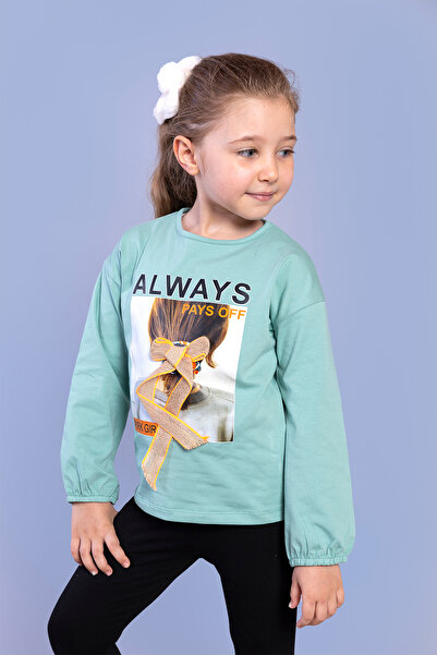 Toontoy Κορίτσι - με τύπωμα μπλουζάκια με λάστιχο στο μανίκι