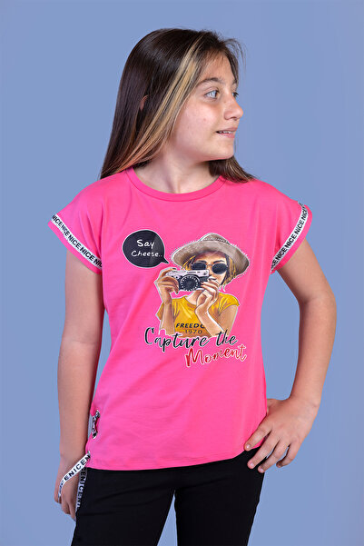 Toontoy Μπλουζάκια B με τύπωμα και Ş ριγέ για κορίτσια