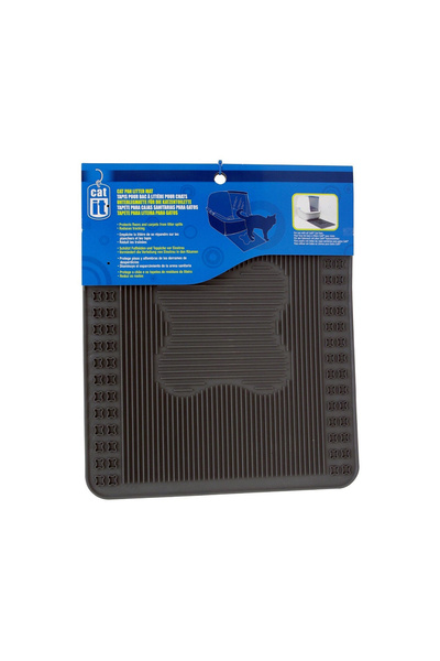 Catit Cat Litter Pan Mat, Grey - 34 cm x 40.5 cm