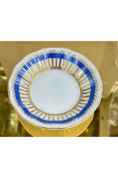 DUKKANI ISTANBUL Set of 6 Gold Gilded Tea Cups - with Spoon