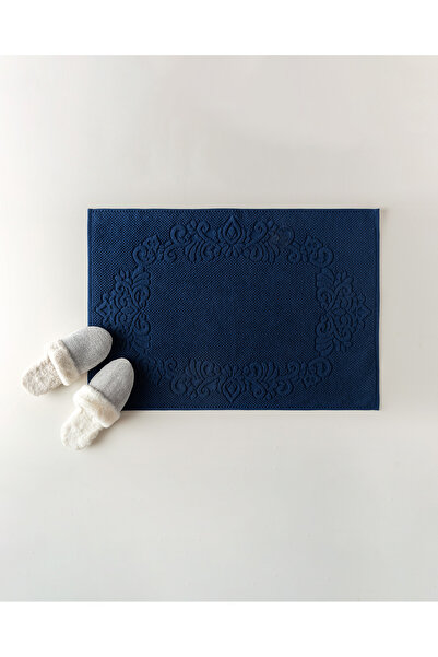 Madame Coco Norice Ayak Havlusu - Lacivert - 50x70 cm