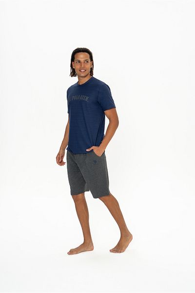 U.S. Polo Assn. Πόλο Ασν. Ανδρικά ρούχα για το σπίτι με στρογγυλή λαιμόκοψη Navy Blue