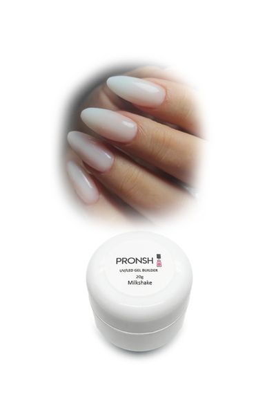 Pronsh Builder Jel 20g Milkshake , Rakı Beyazı , Uv/led Protez Tırnak Jeli