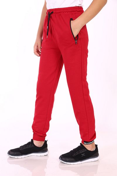Toontoy Girl's Pocketed Jogger Tracksuit Bottom