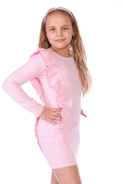 Toontoy Rochie cu volane pentru fete