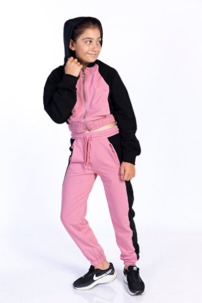 Toontoy Girl - Color Block Tracksuit Set