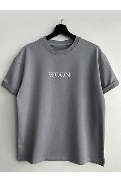 woonkey UNISEX OVERSIZE WOON PRINTED ΠΟΔΗΛΑΤΟ ΧΤΕΝΙΣΜΕΝΟ ΜΠΛΟΥΖΑ