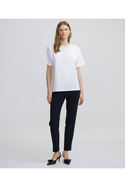 İpekyol Strass Stone Accessory Detailed T-Shirt