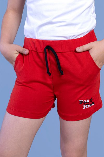 Toontoy Girl - Shorts with Pockets and Print Detail