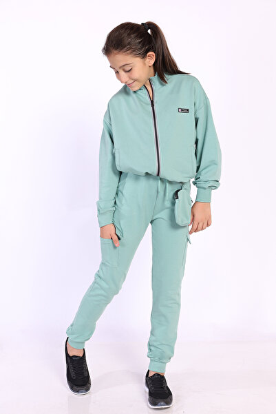 Toontoy Girl's Tracksuit Set - Wallet Detailed