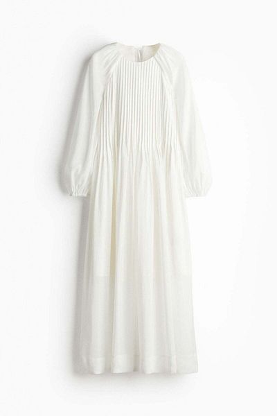H&M Pintucked maxi dress