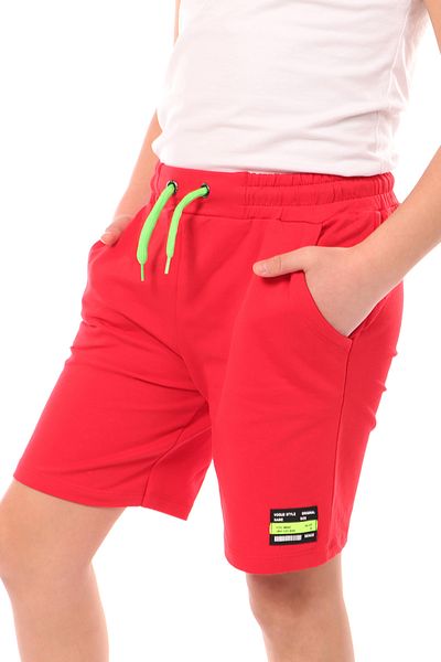Toontoy Boy's Embroidered Leg Shorts
