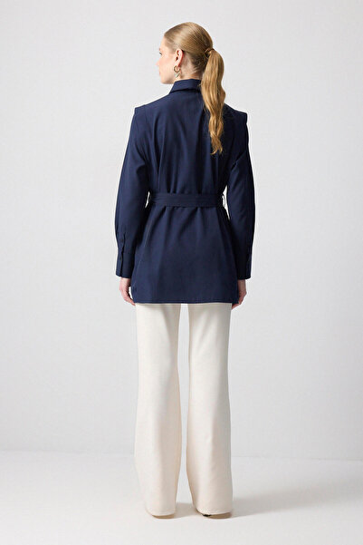 Touché Privé Kuşaklı Poplin Gömlek