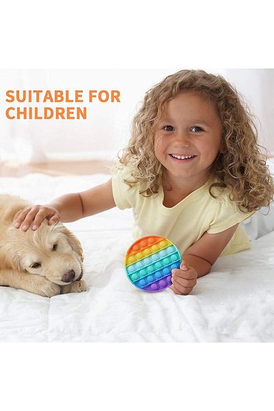 Generic Push Pop Bubble Fidget Toy – Silicone Sensory Stress Relief Toy for Kids & Adults, Autism Friendly