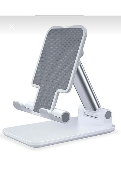 FİOPLUS Masa Üstü Tablet Ve Telefon Tutucu Stand 2 Kademeli Uzunluk Ayarlı