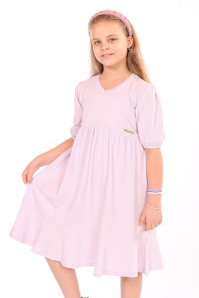 Toontoy Girl's Crest Detailed Dress