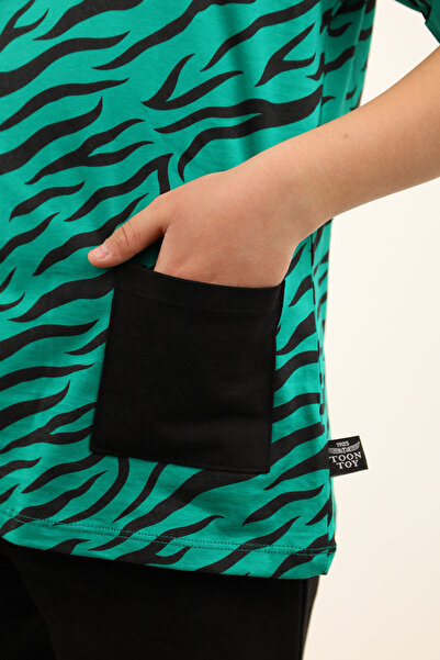 Toontoy Patterned Boy's Shorts Set