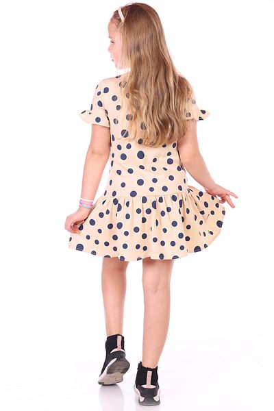 Toontoy Girl - Polka Dot Patterned Printed Dress