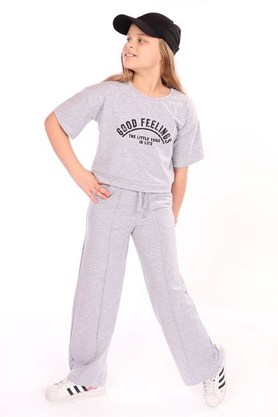 Toontoy Girl - Good Feelings Printed Tracksuit Set