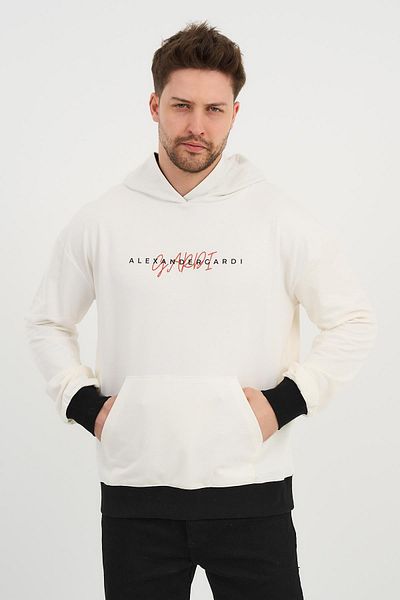 ALEXANDERGARDI Προσαρμοσμένο Unisex εμπριμέ φούτερ με κουκούλα καγκουρό με τσέπη (UNX-0017602)