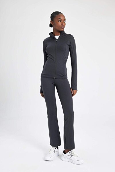 DeFacto DFM - DeFactoFit Flare Fit İspanyol Paça Standart Boy Eşofman Altı