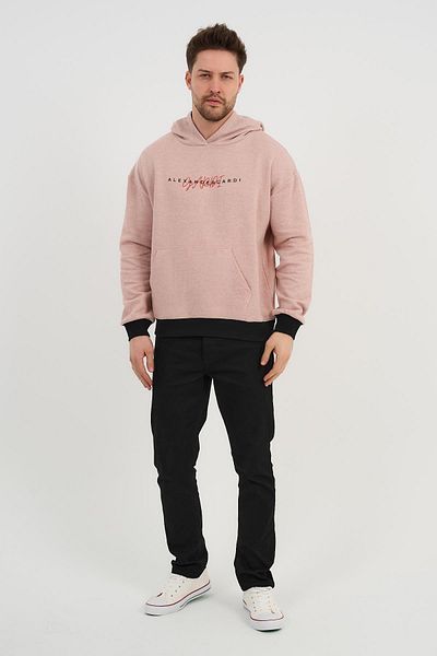 ALEXANDERGARDI Προσαρμοσμένο Unisex εμπριμέ φούτερ με κουκούλα καγκουρό με τσέπη (UNX-0017602)
