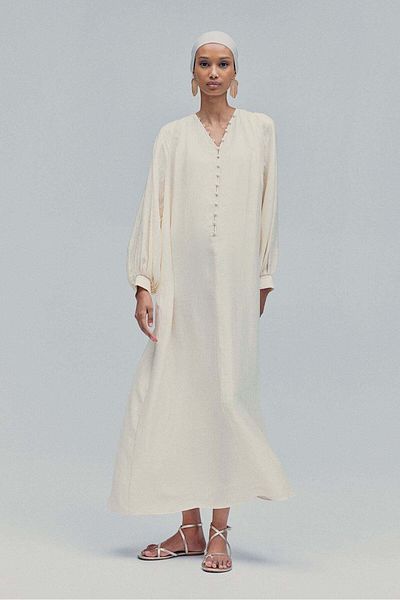 H&M Balloon-sleeved dress