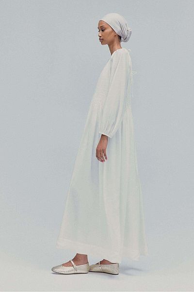 H&M Pintucked maxi dress