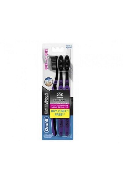 Oral-B TB BLACK ULTRATHIN SENSITIVE EXTRA SOFT40 2+1FREE(8506)