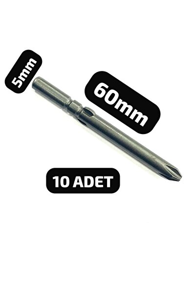 Worldtec 10 Adet 5 mm Mıknatıslı Elektrikli Montaj Tornavida ucu