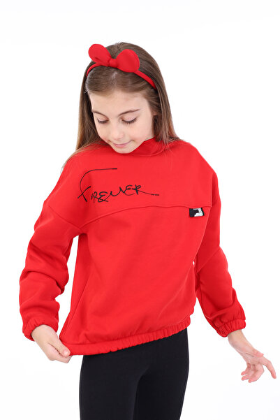 Toontoy Суичър с щампа за момиче