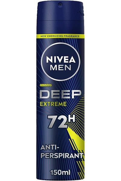 NIVEA بخاخ مزيل العرق للرجال ديب اكستريم 150 مل