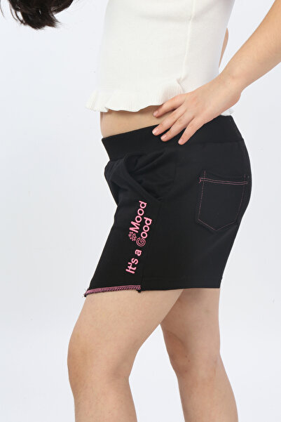 Toontoy Бродирани къси панталони за момичета, стилни бродирани къси панталони за деца