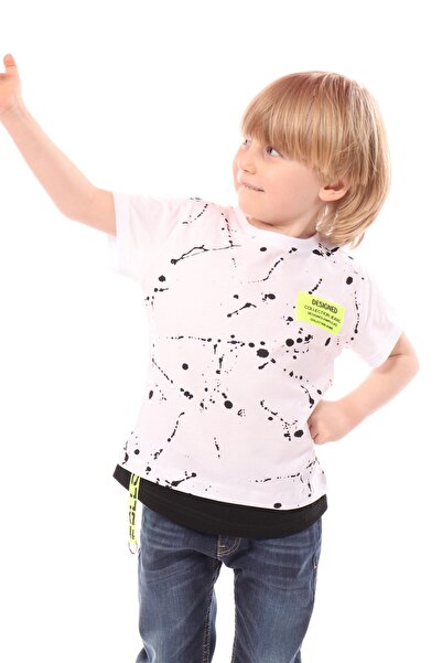 Toontoy Tricou Desined cu imprimeu pentru băieți