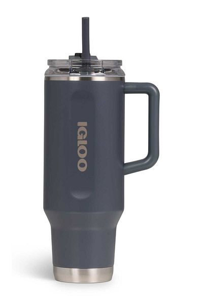 IGLOO - 40 OZ Stainless Steel Travel Mug  - Carbonite
