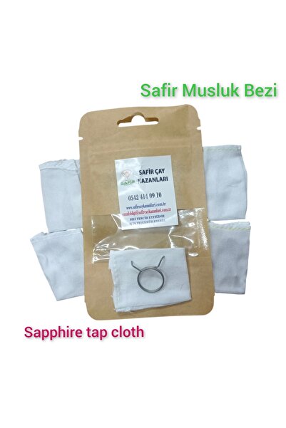 SAFİR Tea Samovar Faucet Cloth Sapphire Faucet Cloth for Tea Stove Boiler 2 Packs 10 Pieces Faucet Strainer