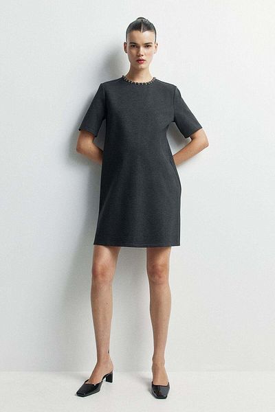 H&M MAMA Embellished jersey dress