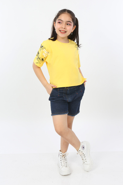 Toontoy Tricou pentru fete Street cu imprimeu