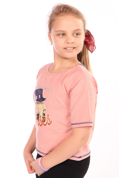 Toontoy Tricou pentru fete Roses cu imprimeu