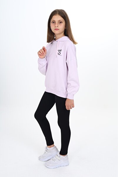 Toontoy Κοριτσίστικο Σετ Κολάν με κουκούλα Sportıve S με τύπωμα