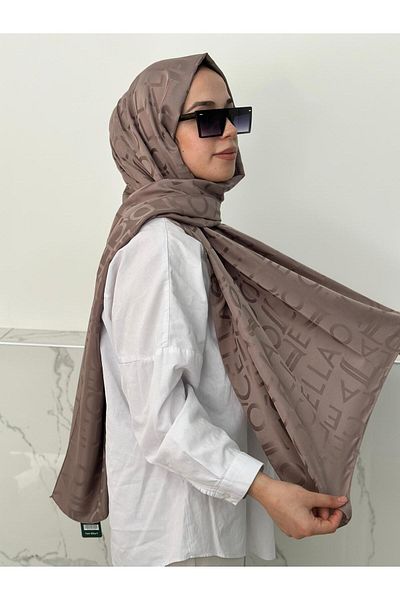 locella JSL1121 Μοντέλο Jacquard Shawl Dusty Rose