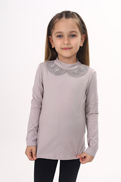 Toontoy Μπλουζάκι με λεπτομέρεια από δαντέλα για κορίτσια